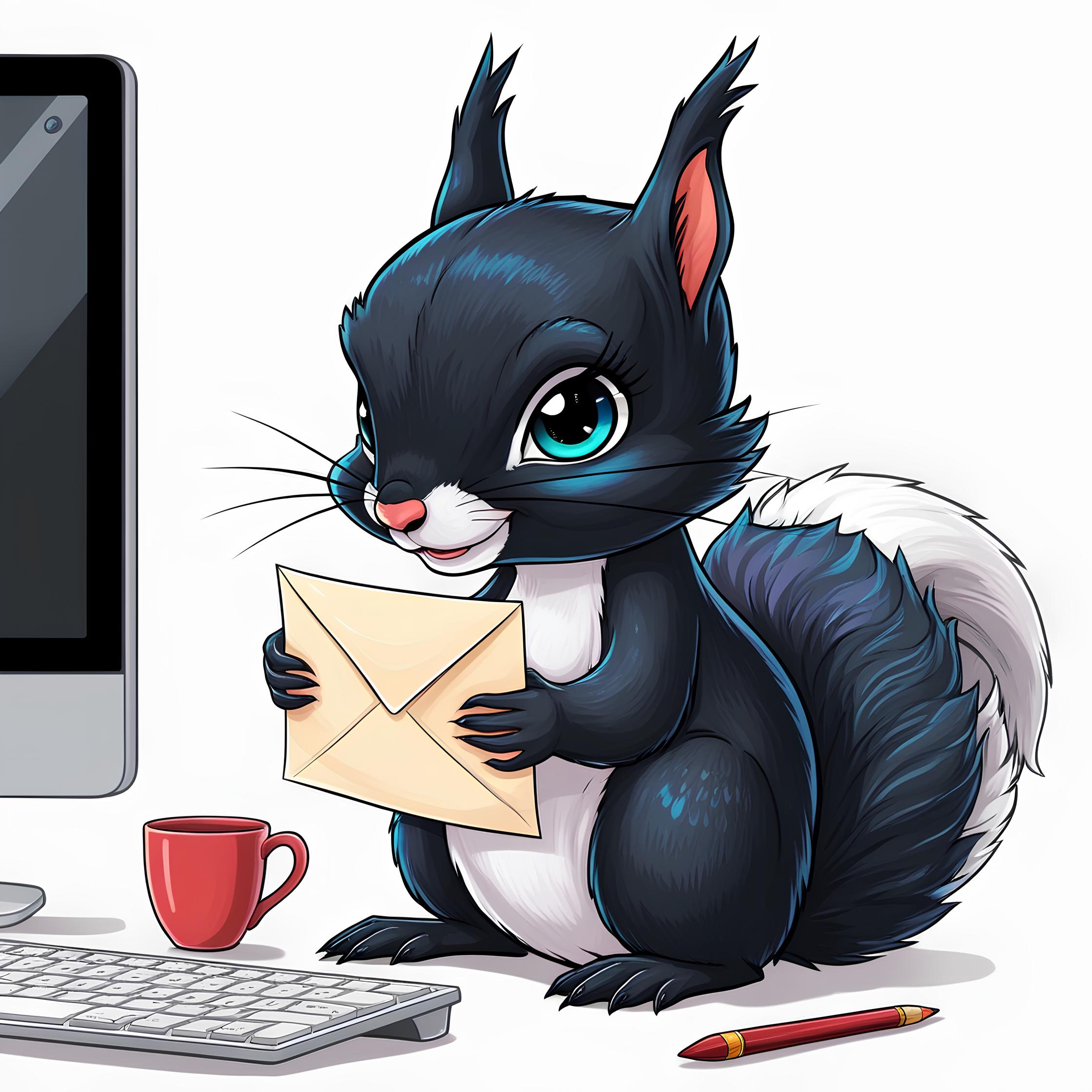 squirrel-with-letter